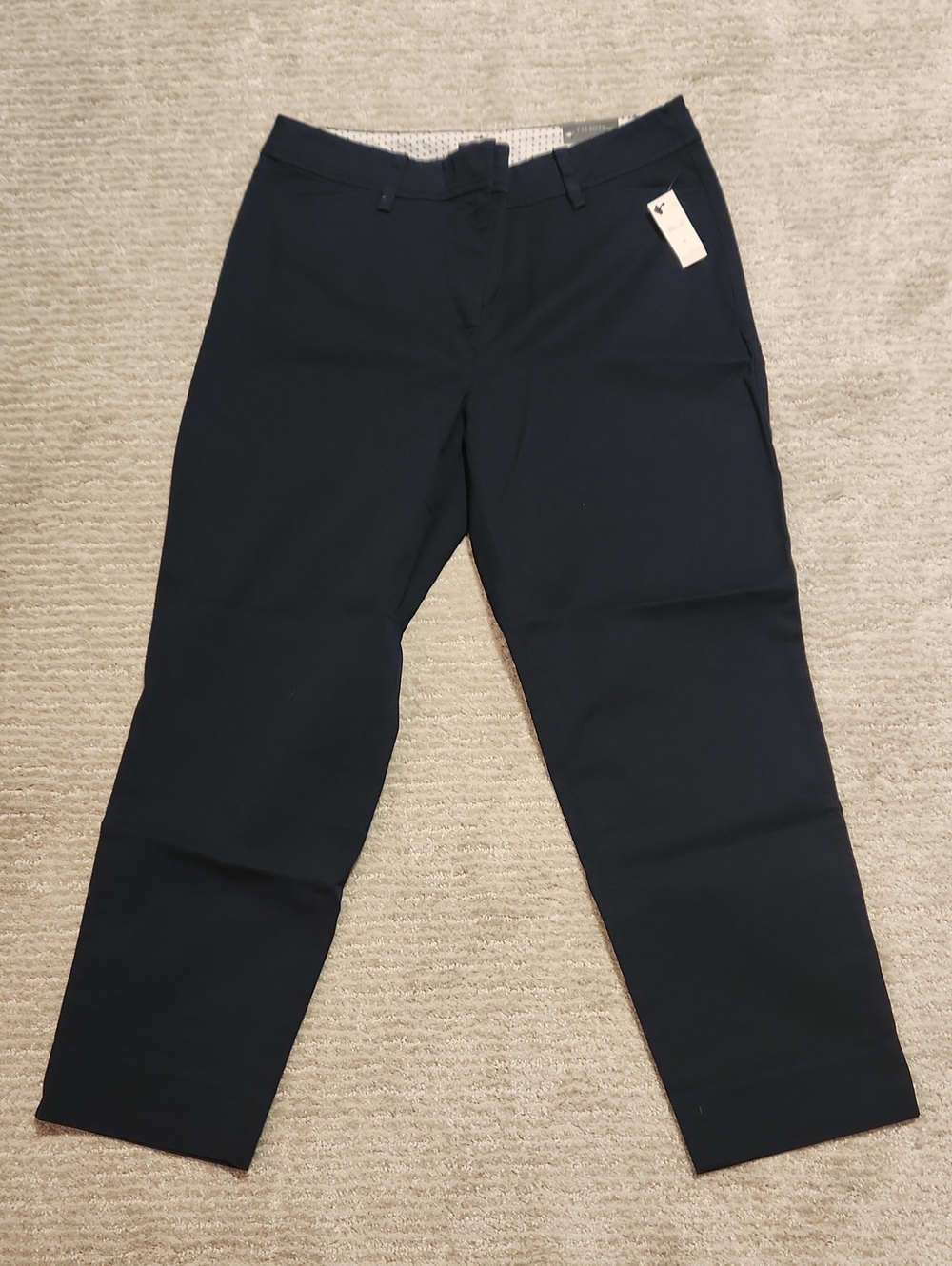 Talbots Perfect Crop Pant - Navy Blue
